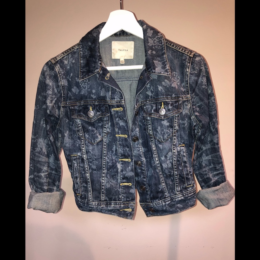 Talula Floral Denim Jacket